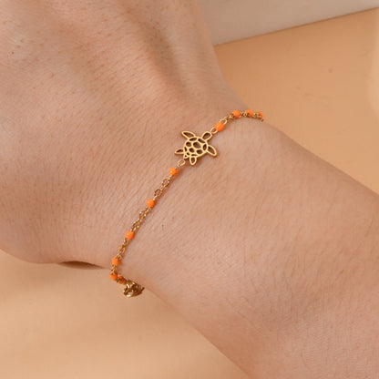 Women's Turtle Accessories Stainless Steel Niche Creative Drop Bracelets