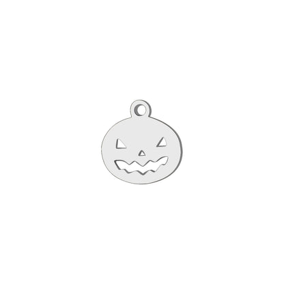 Stainless Steel Charm Colored Dogs Pumpkin Small Jewelry Pendants