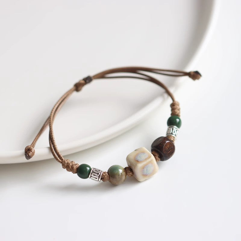 Chinese Style Fresh Ceramic Retro Ethnic Bracelets