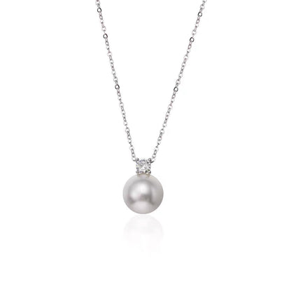 Women's Single Pearl Wild Elegant Sweater Chain Refined Necklaces