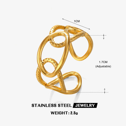 Women's Chain Simple Popular Opening Adjustable Gold Rings