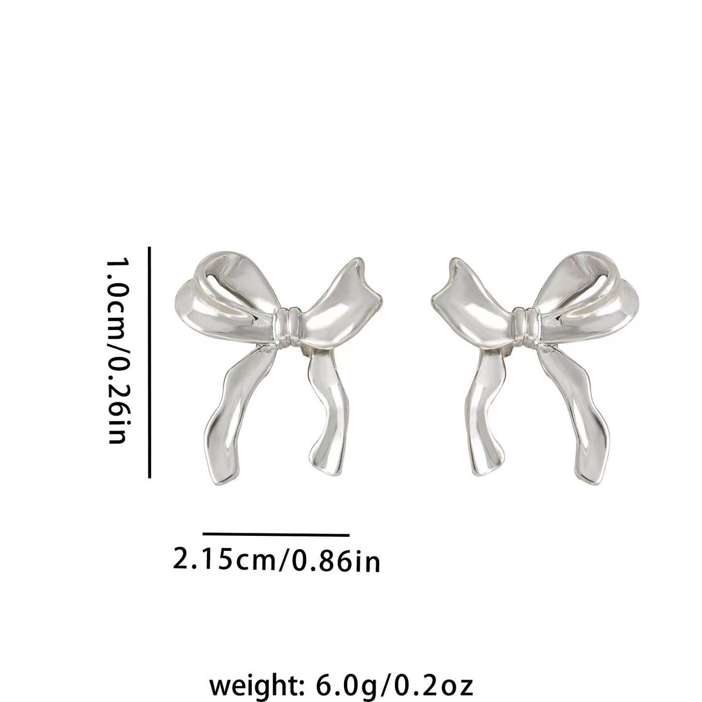 Women's Glossy For Temperamental Minority High-grade Metallic Earrings