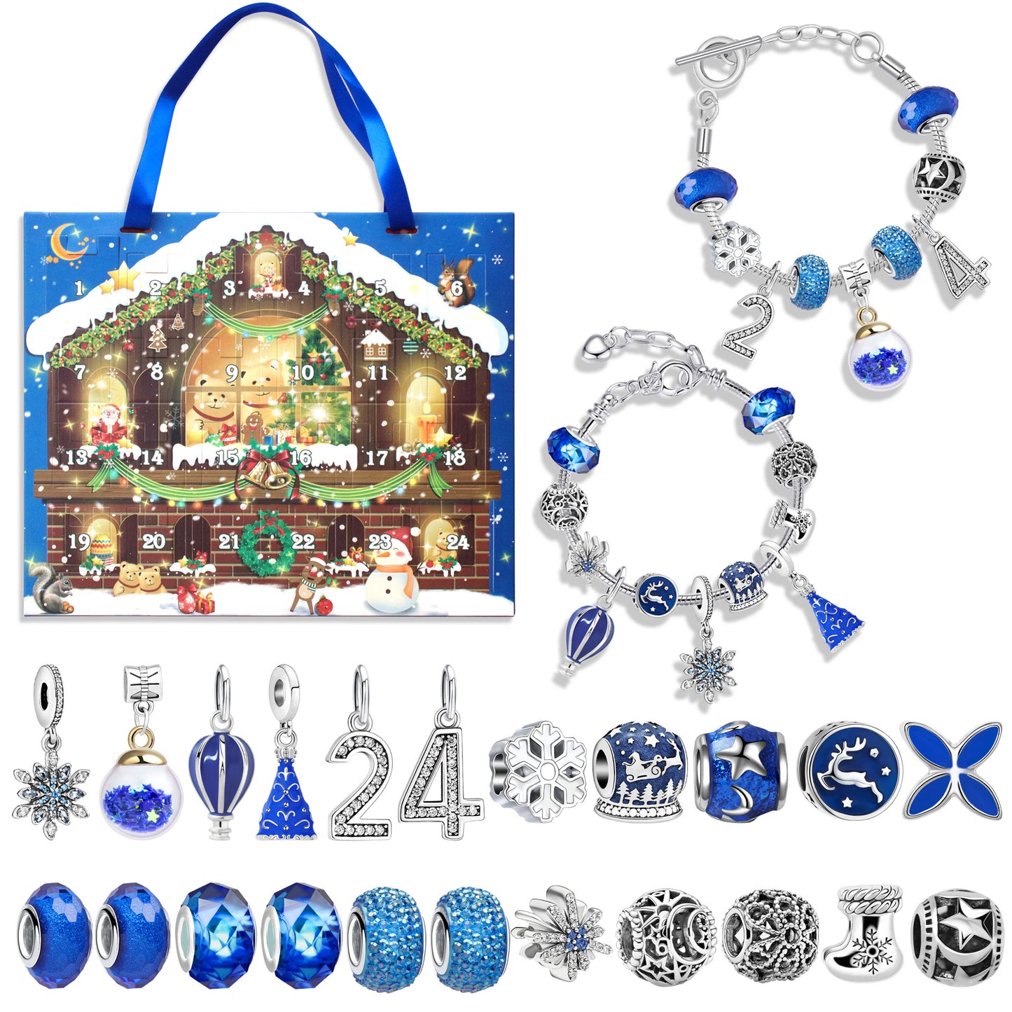 Children's Blind Box Suit Christmas Snowflake Old Bracelets