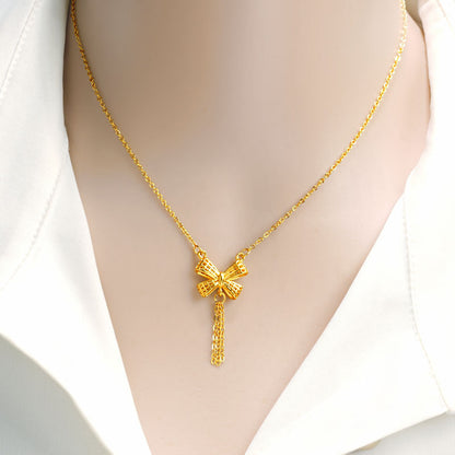 Women's Placer Gold For No Color Fading On Necklaces