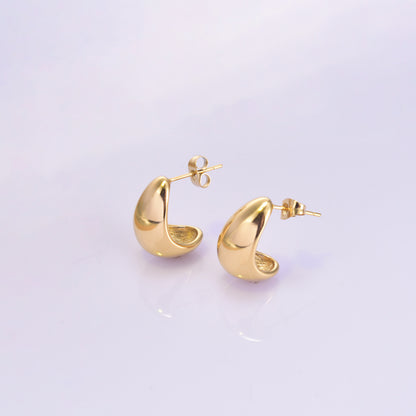 Women's Titanium Steel Ear Retro Simple Fashion Earrings