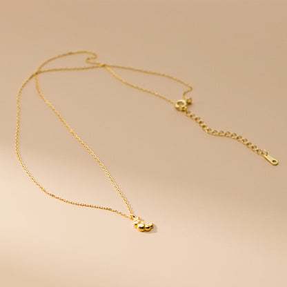 Women's Sterling Sier Mini Ode Croissant Niche Necklaces