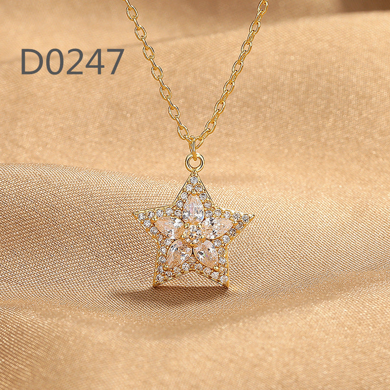 Women's Fashionable Light Luxury Couple High-grade Niche Unique Clavicle Necklaces