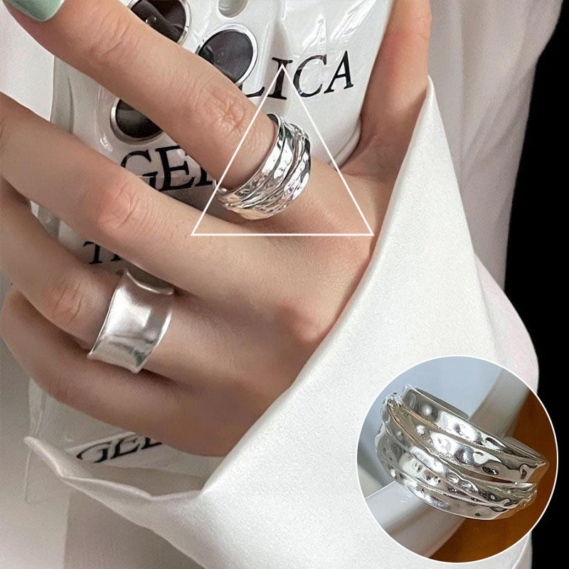 Offer Open Female Retro Fashion Twin Rings