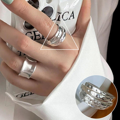 Offer Open Female Retro Fashion Twin Rings