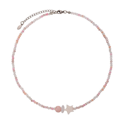 Beaded Trendy Vacation Style Clavicle Gift Necklaces
