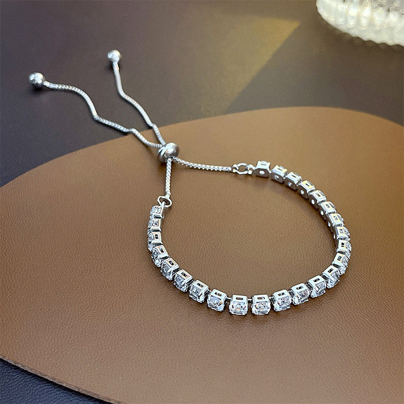 Crystal Adjustable High-grade Light Luxury Pull Bracelets