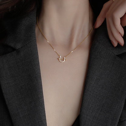 Bar Minimalist Design Niche Temperament Female Clavicle Chain Necklaces