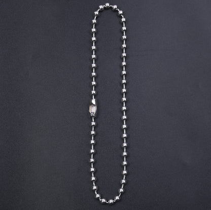 Innovative Durable Bead Chain Clavicle Vacuum Necklaces