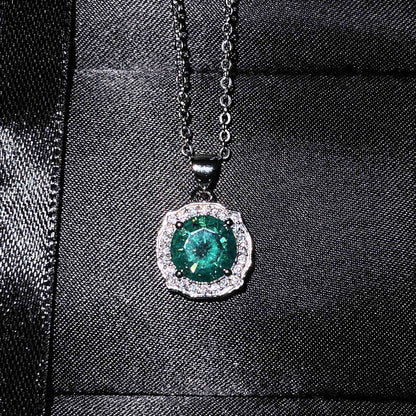 Live Streaming Maldives Blue Green Diamond Deer Pendants