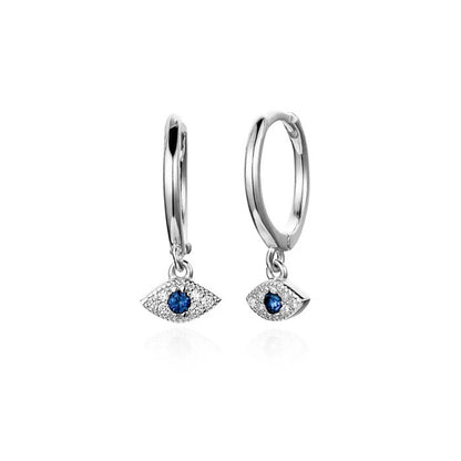 Eyes High Sense Mild Luxury Retro Zircon Female Earrings