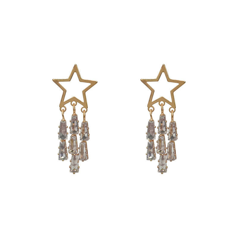 Niche Design Geometric Pearl Fashion Ear Earrings