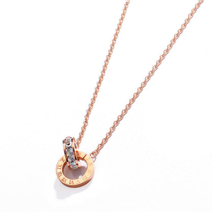 Women's Titanium Steel High-grade French Fashion Clavicle Necklaces