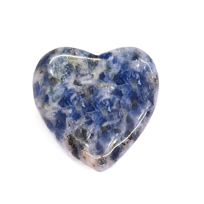 Natural Crystal Love Stone Heart-shaped Ornaments Pendants