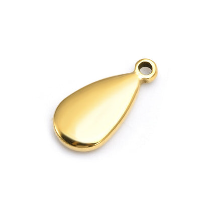 Steel Polished Gold-plated Oil Pressure Water Pendants