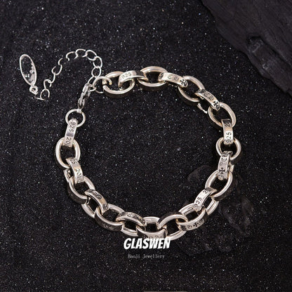 Luxury Personality Ancient Gold U-shaped Horseshoe Female Bracelets