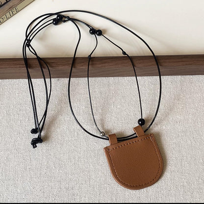 Women's Magnetic Earphone Clip Long Outdoor Travel Necklaces