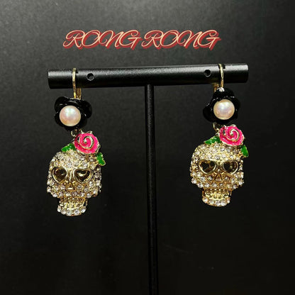 Sweet Court Style Exaggerated Personalized High-grade Earrings