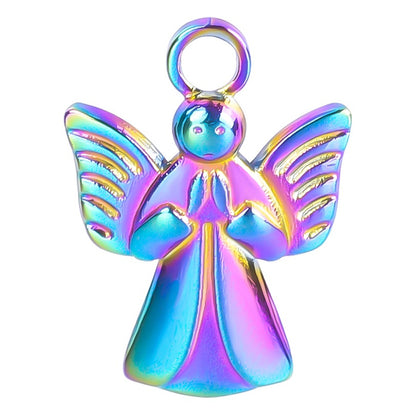 Accessories Steel Golden Angel Titanium Colorful Pendants