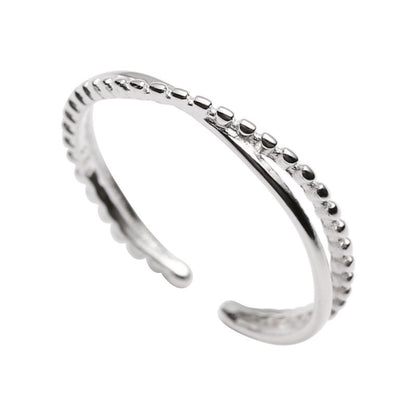 Collection Entire Sterling Sier Material Small Exquisite Rings