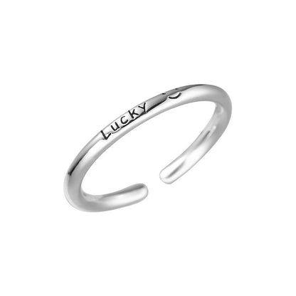 Collection Entire Sterling Sier Material Small Exquisite Rings
