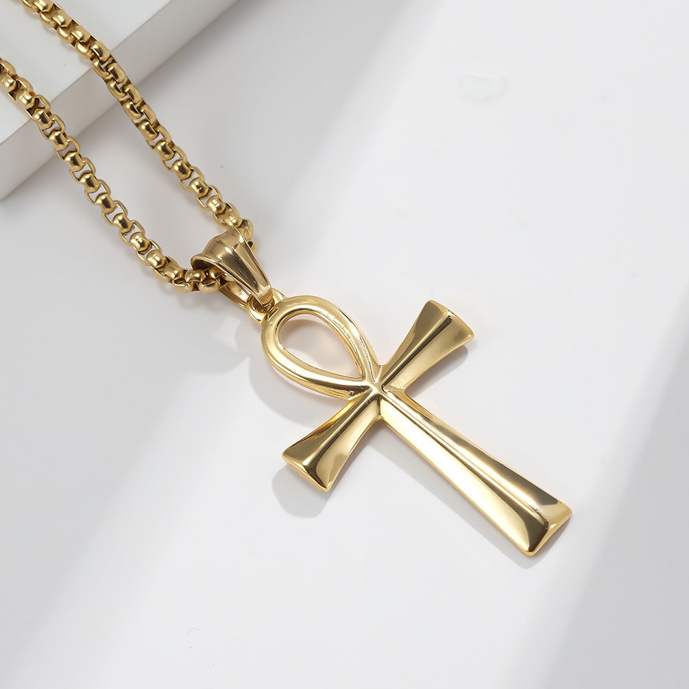 Stainless Steel Cross Personalized Minority Titanium Pendants