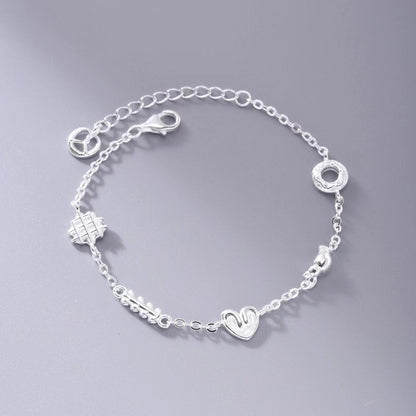 Wisteria Flower Zircon Female High Sense Affordable Bracelets