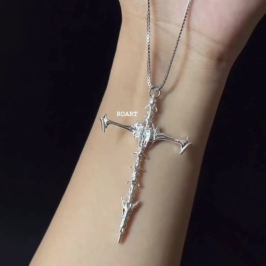 Design Skeleton Cross Sweet Cool Hot Lock Dark Pendants