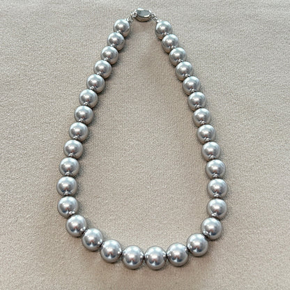 Imitation Polo Pearl Light Luxury Minority Advanced Gray Necklaces