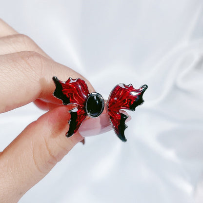 Glazed Butterfly Opening Female Temperamental Minority Rings