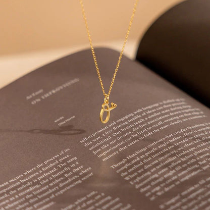 Letter Female Personalized Minority Clavicle Chain Necklaces