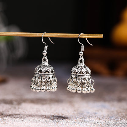 Ethnic Style Bell Alloy Jewelry Design Earrings