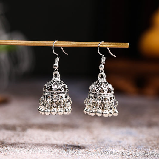 Ethnic Style Bell Alloy Jewelry Design Earrings