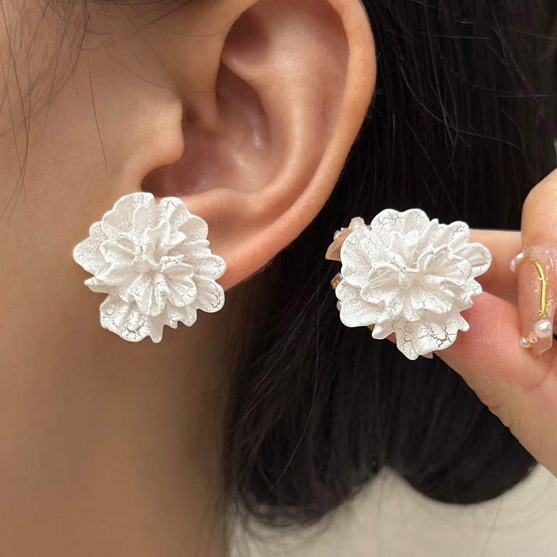 Simple Super Fairy Sweet Flowers Personality Earrings