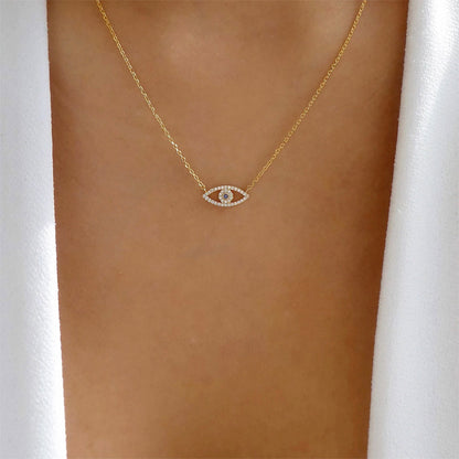 Devil's Eye Street Shot Female Clavicle Necklaces