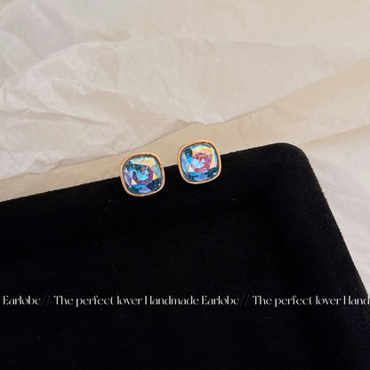 Women's Advanced Crystal Zircon Ear Combination Retro Exquisite Rings