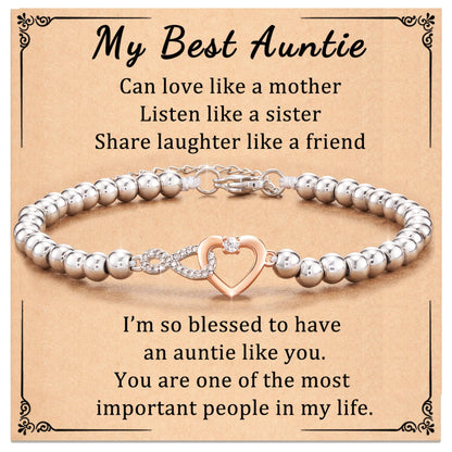 For Ladies Steel Ball Infinite Love Bracelets