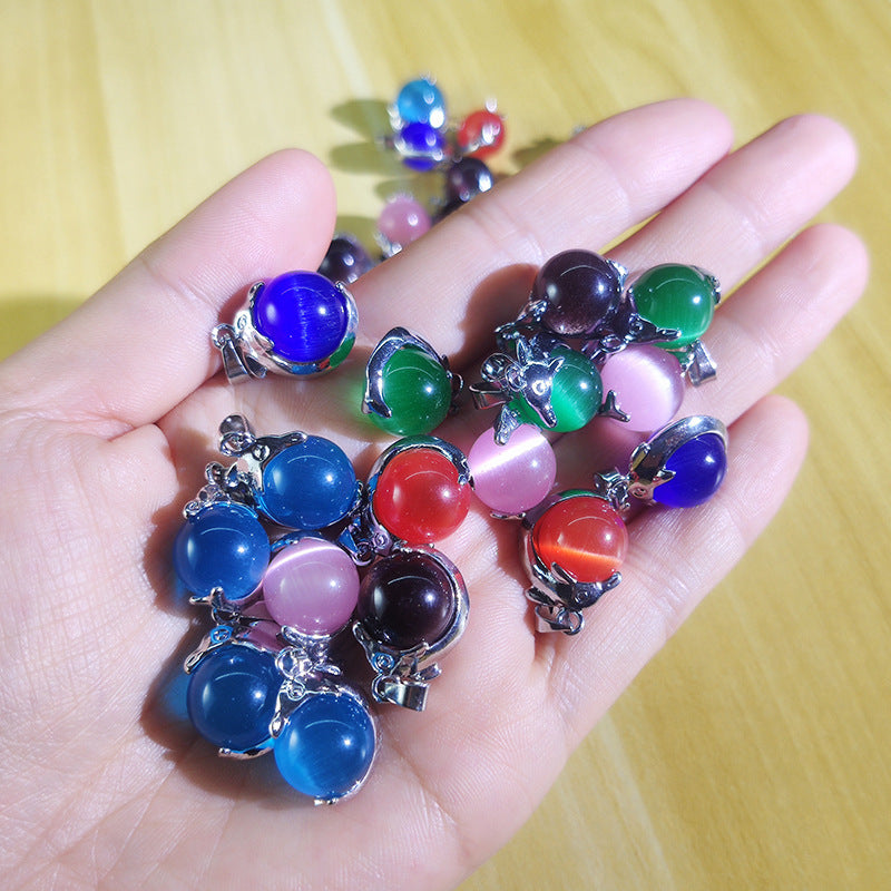 Women's Bead Without Hole Round Beads Jewelry Korean Pendants