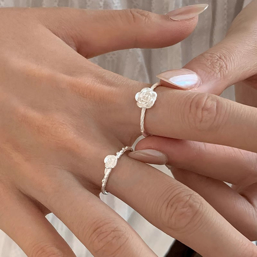 Women's Small Flower For Everyday Joker Casual Fashion Rings