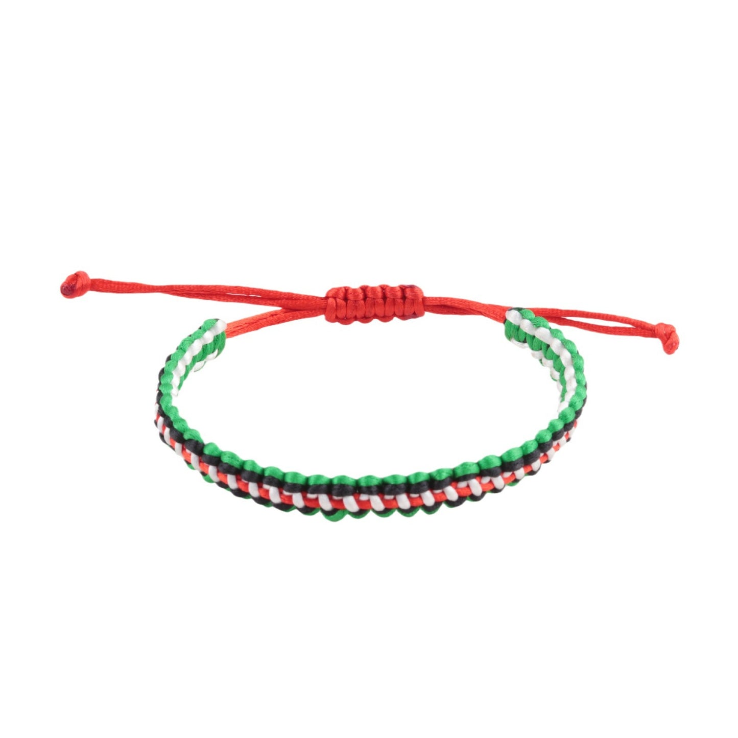 Women's & Men's Woven Rope Letter Colorful Beads Palestinian Bracelets