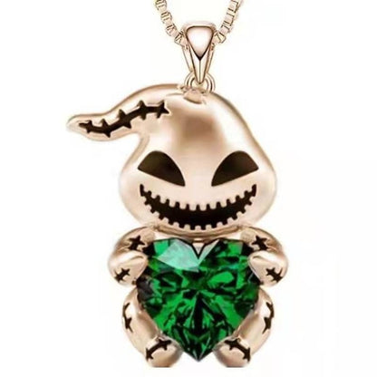 Alloy Geometric Devil Crystal Jewelry Female Necklaces