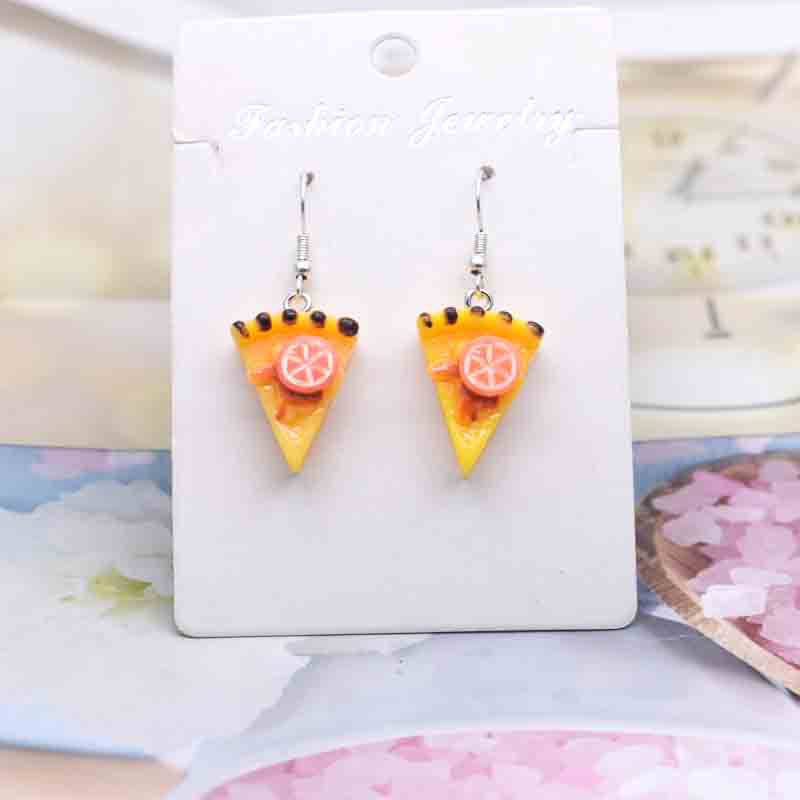 Ice Cream Candy Drink Resin Homemade Earrings