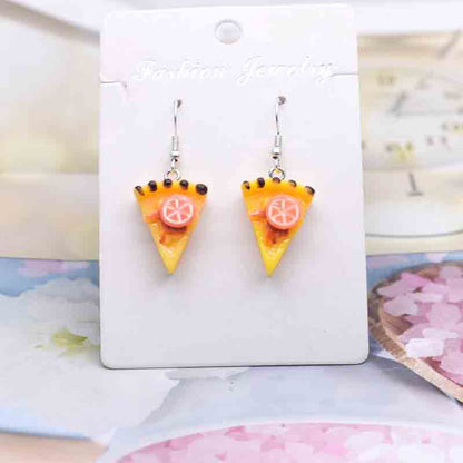 Ice Cream Candy Drink Resin Homemade Earrings