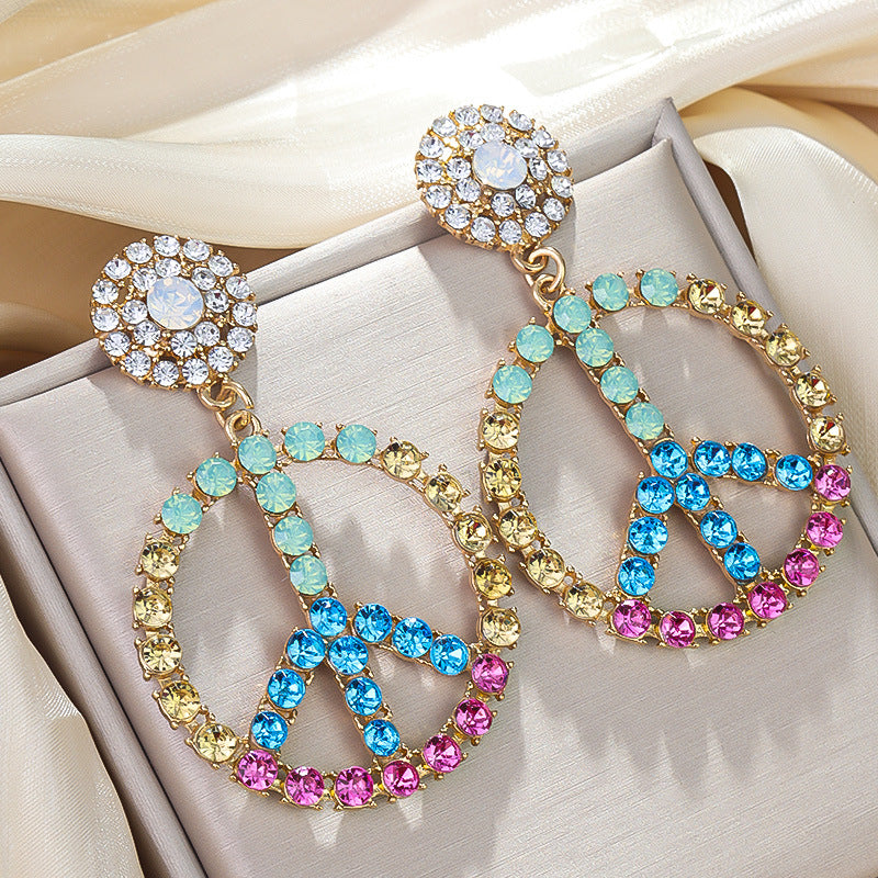 Design Elegant Flower Light Luxury High Earrings