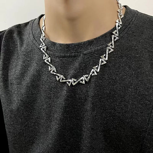 Men's Design Sense Z Letter Cold Style Necklaces