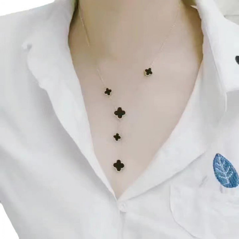 Clavicle Chain Light Luxury Tassel High Necklaces